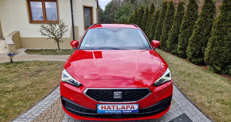 Seat Leon cena 99900 przebieg: 68000, rok produkcji 2021 z Strumień małe 301